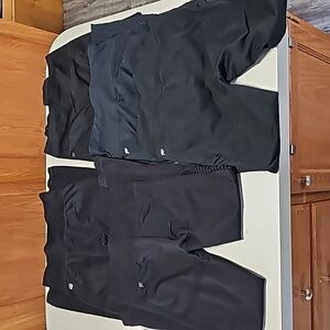 Bundle of 5 pairs Fabletics black leggings. Size S.